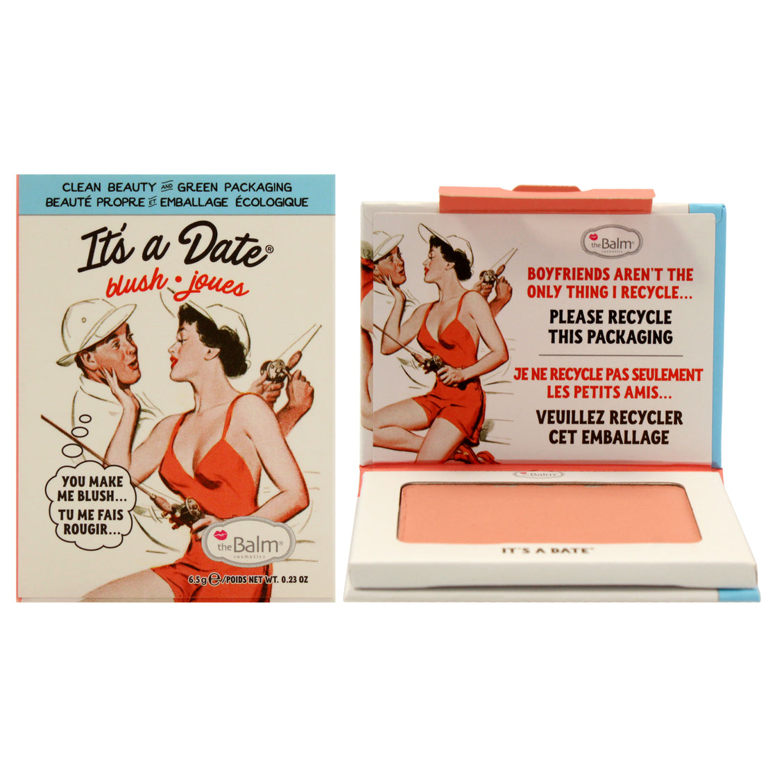 Blush - Its A Date by the Balm for Women - 0.23 oz Blush