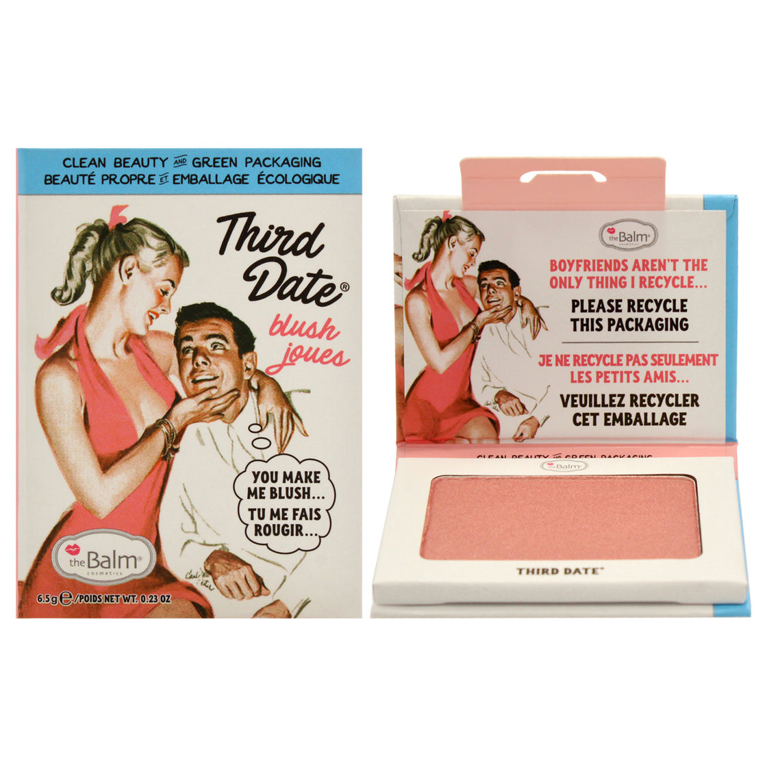 Blush - Third Date by the Balm for Women - 0.23 oz Blush