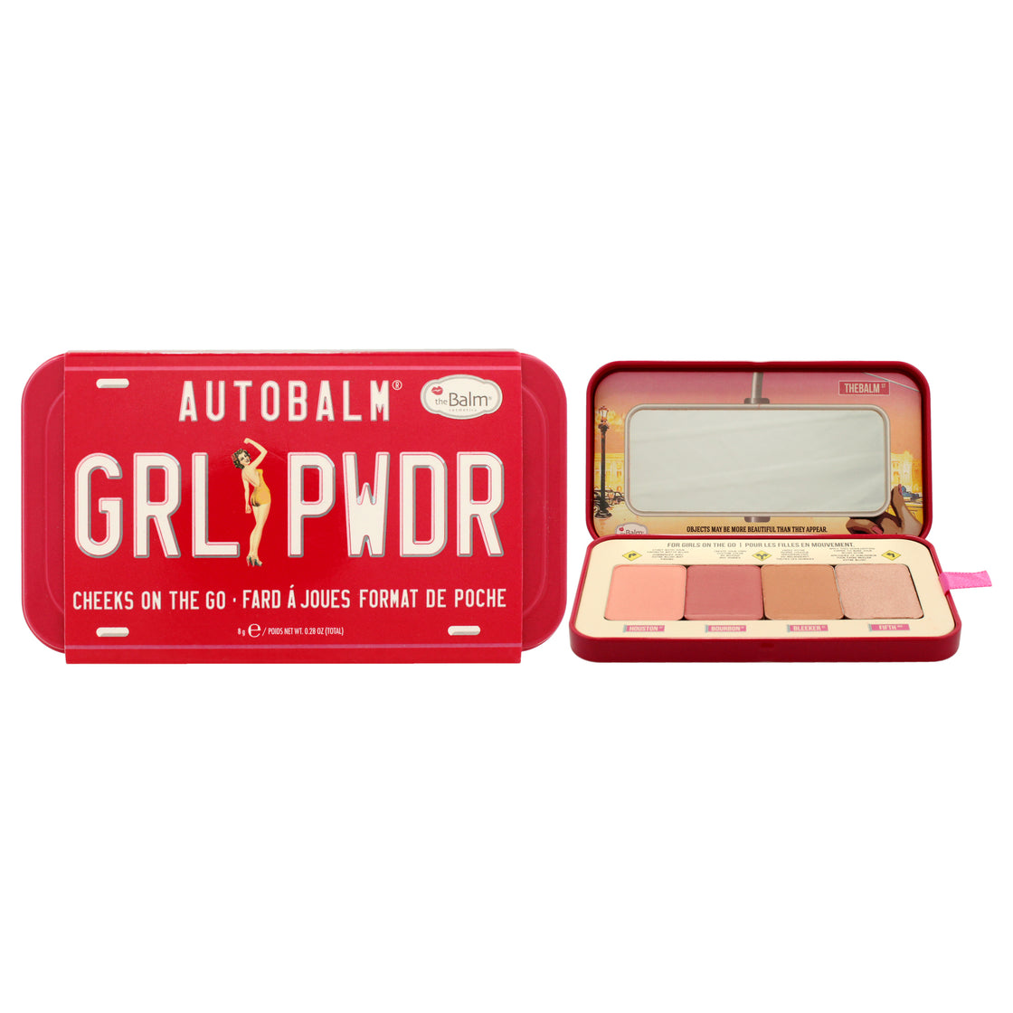 Autobalm Girl Powder Cheek Palette by the Balm for Women - 0.28 oz Makeup