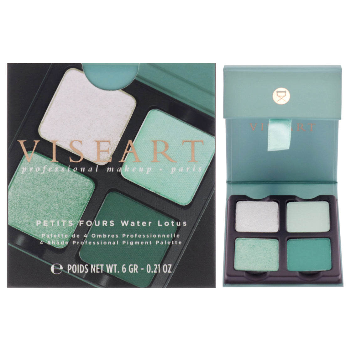 Petits Fours Eyeshadow Palette - Water Lotus by Viseart Paris for Women - 0.21 oz Eye Shadow