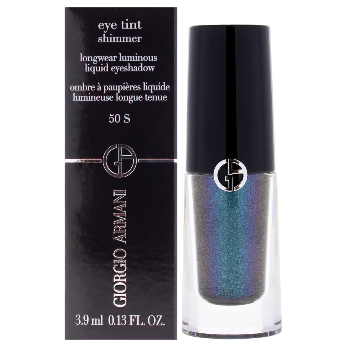 Eye Tint Shimmer Liquid Eyeshadow - 50 S Petrol by Giorgio Armani for Women - 0.13 oz Eye Shadow