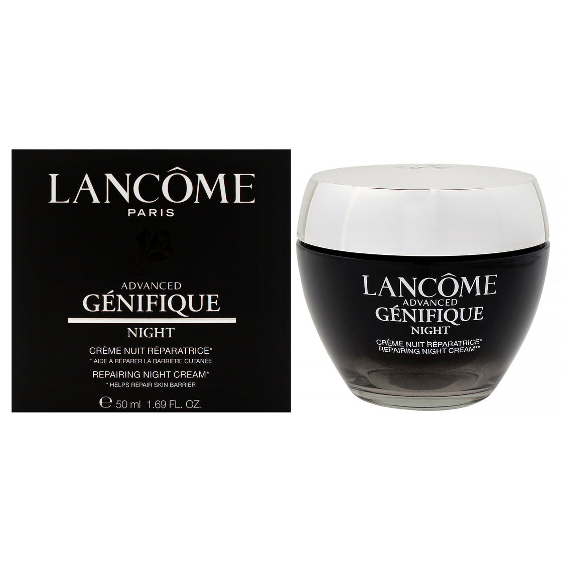 Advanced Genifique Repairing Night Cream by Lancome for Unisex - 1.69 oz Cream