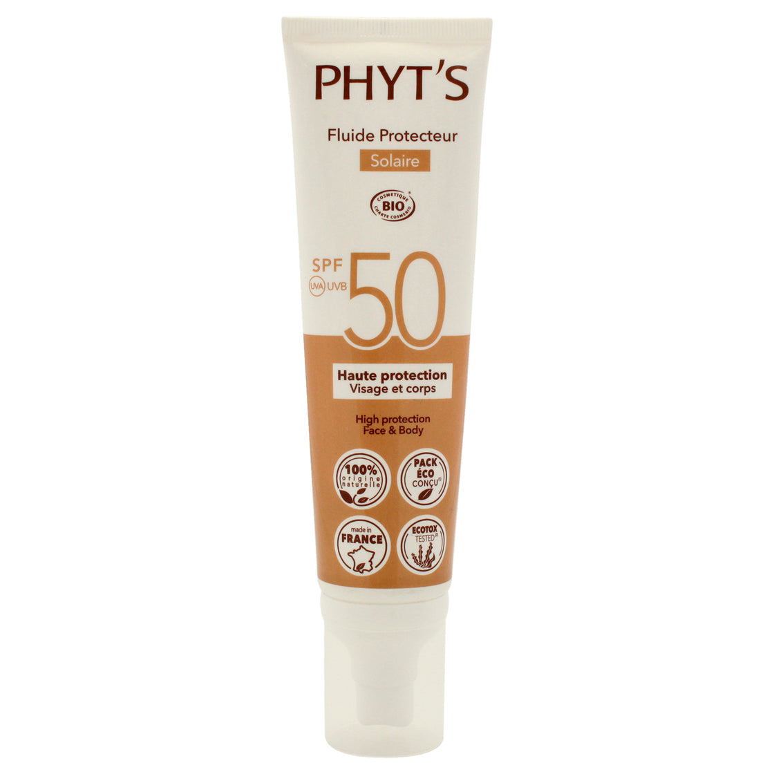 Sun Protective Fluid SPF 50 by Phyts for Unisex - 3.3 oz Sunscreen