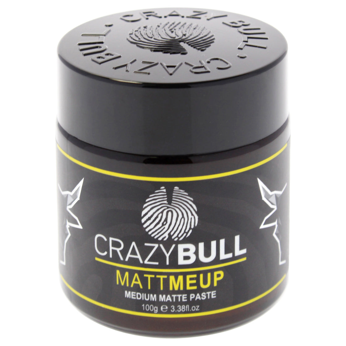 MattMeUp Paste - Medium Matte by Crazy Bull Hair for Men - 3.38 oz Paste