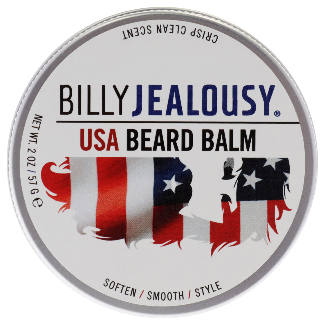 USA Beard Balm by Billy Jealousy for Men - 2 oz Balm