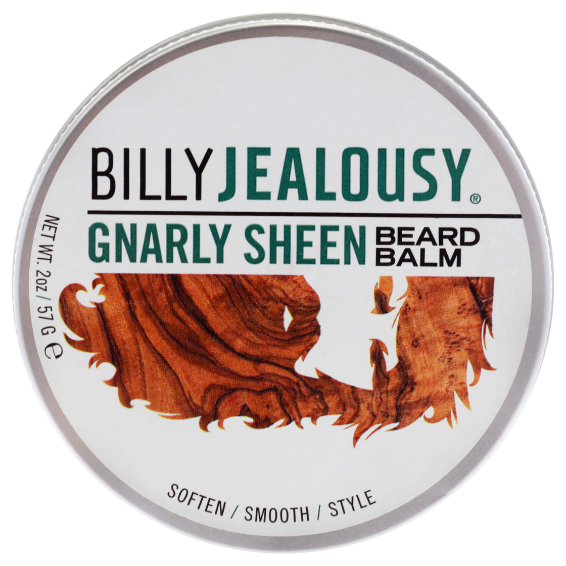 Gnarly Sheen Beard Balm by Billy Jealousy for Men - 2 oz Balm