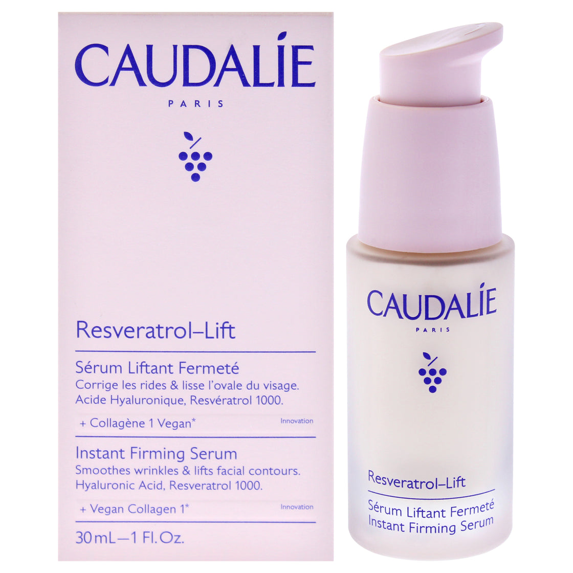 Resveratrol Lift Instant Firming Serum by Caudalie for Unisex - 1 oz Serum