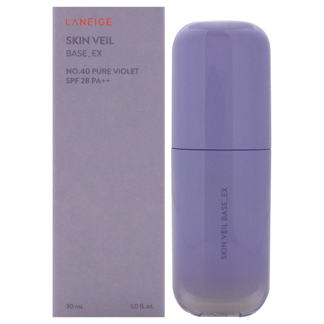 Skin Veil Base Ex No. 40 Pure Violet SPF 28 PA Plus by Laneige for Women - 1 oz Makeup