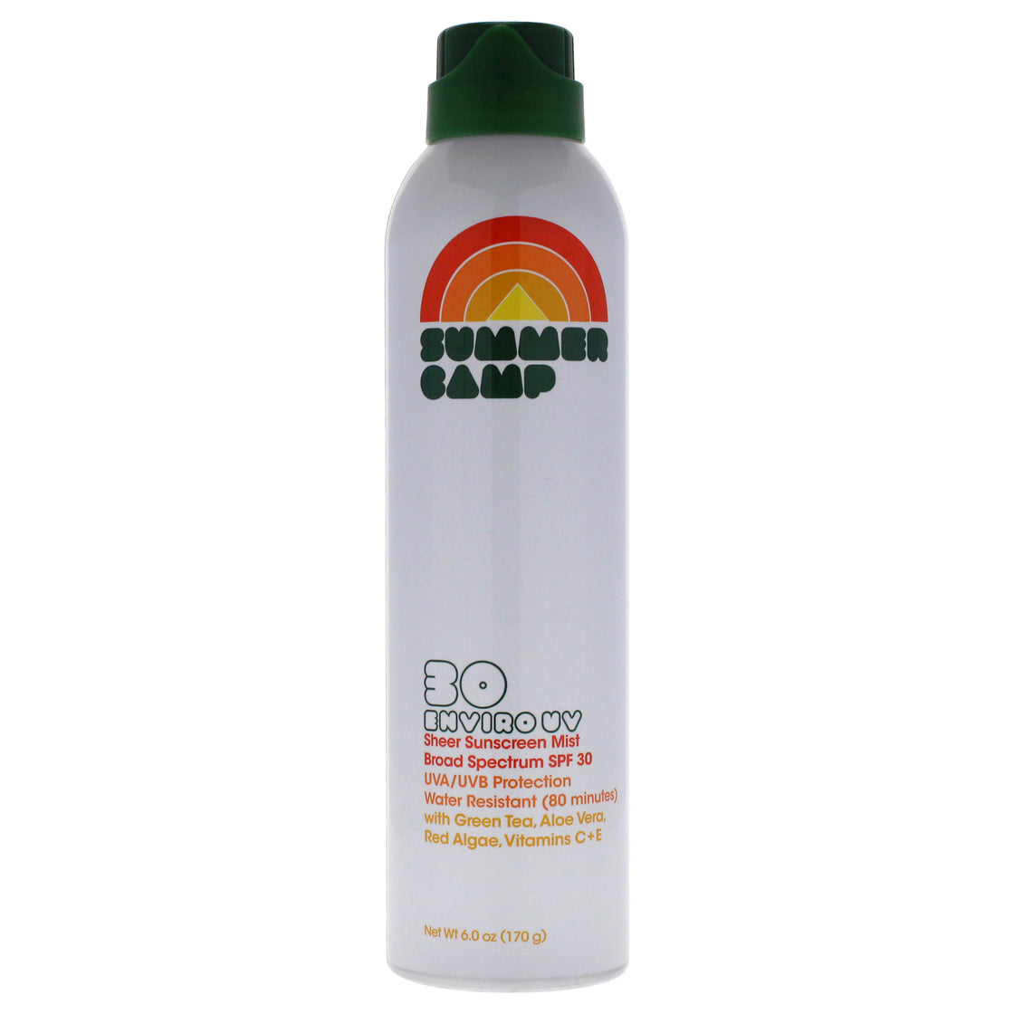 Enviro Uv Sheer Sunscreen Mist SPF 30 by Summer Camp for Unisex - 6 oz Sunscreen