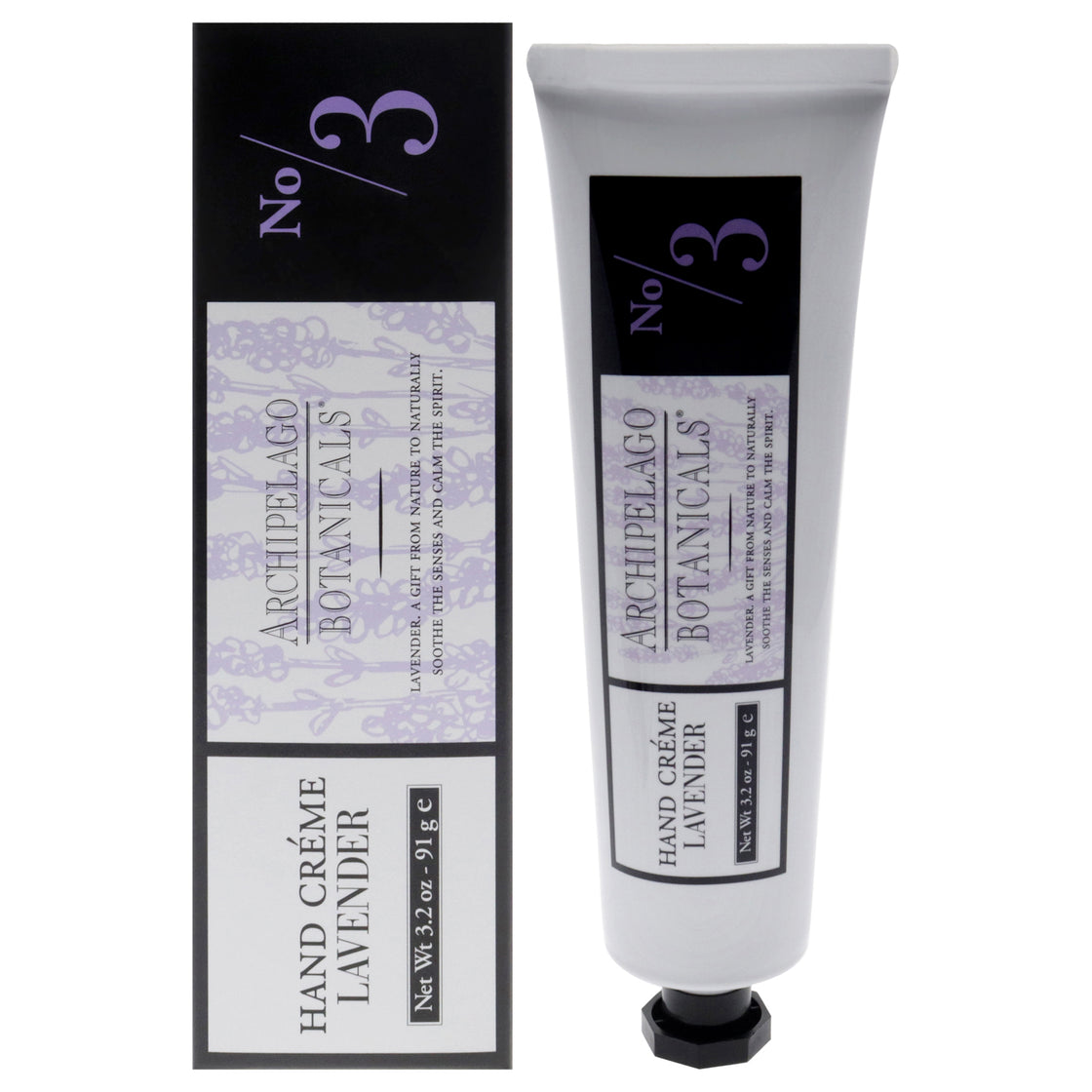 Hand Cream - Lavender by Archipelago Botanicals for Unisex - 3.2 oz Cream