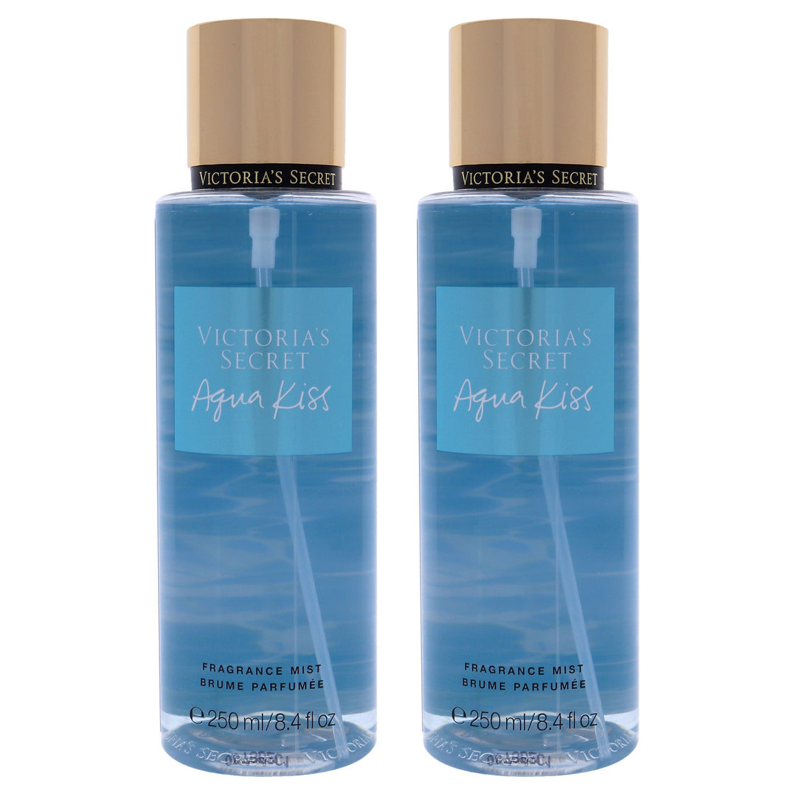 Aqua Kiss by Victorias Secret for Women - 8.4 oz Fragrance Mist - Pack of 2