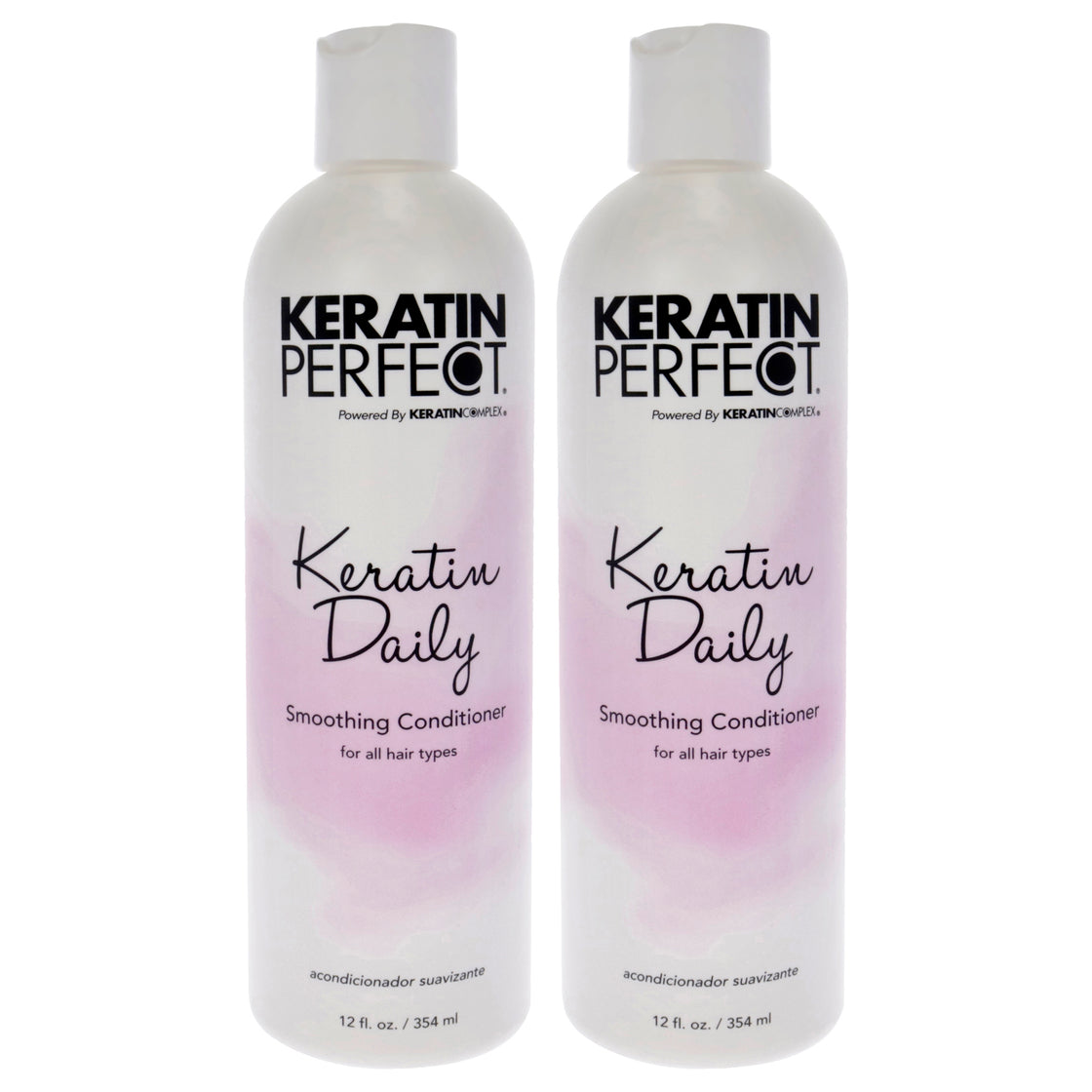 Keratin Daily Conditioner by Keratin Perfect for Unisex - 12 oz Conditioner - Pack of 2