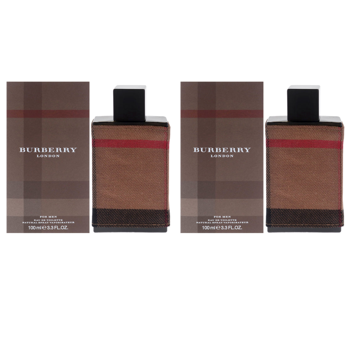 Burberry London by Burberry for Men - 3.3 oz EDT Spray - Pack of 2