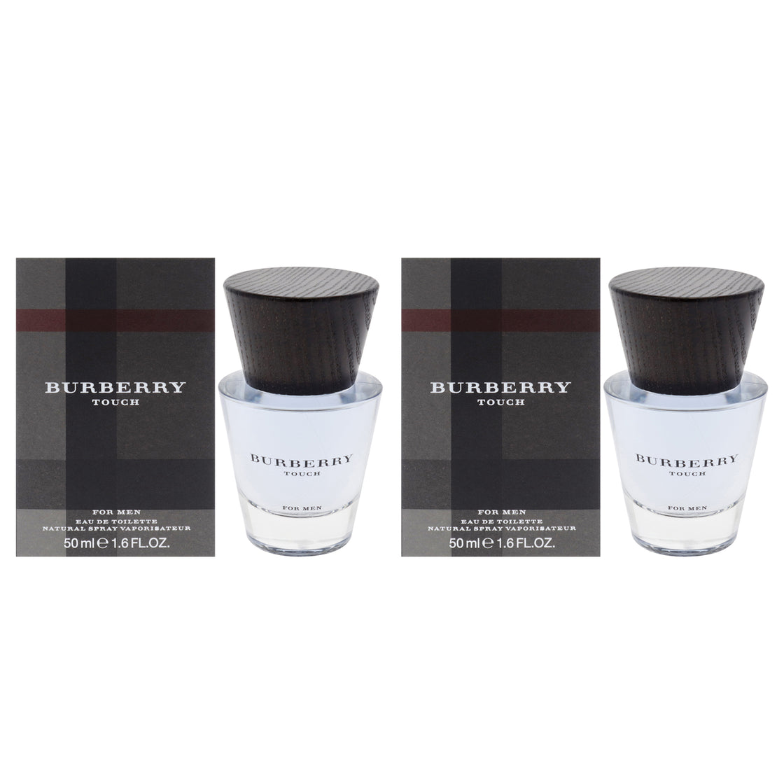 Burberry Touch by Burberry for Men - 1.7 oz EDT Spray - Pack of 2