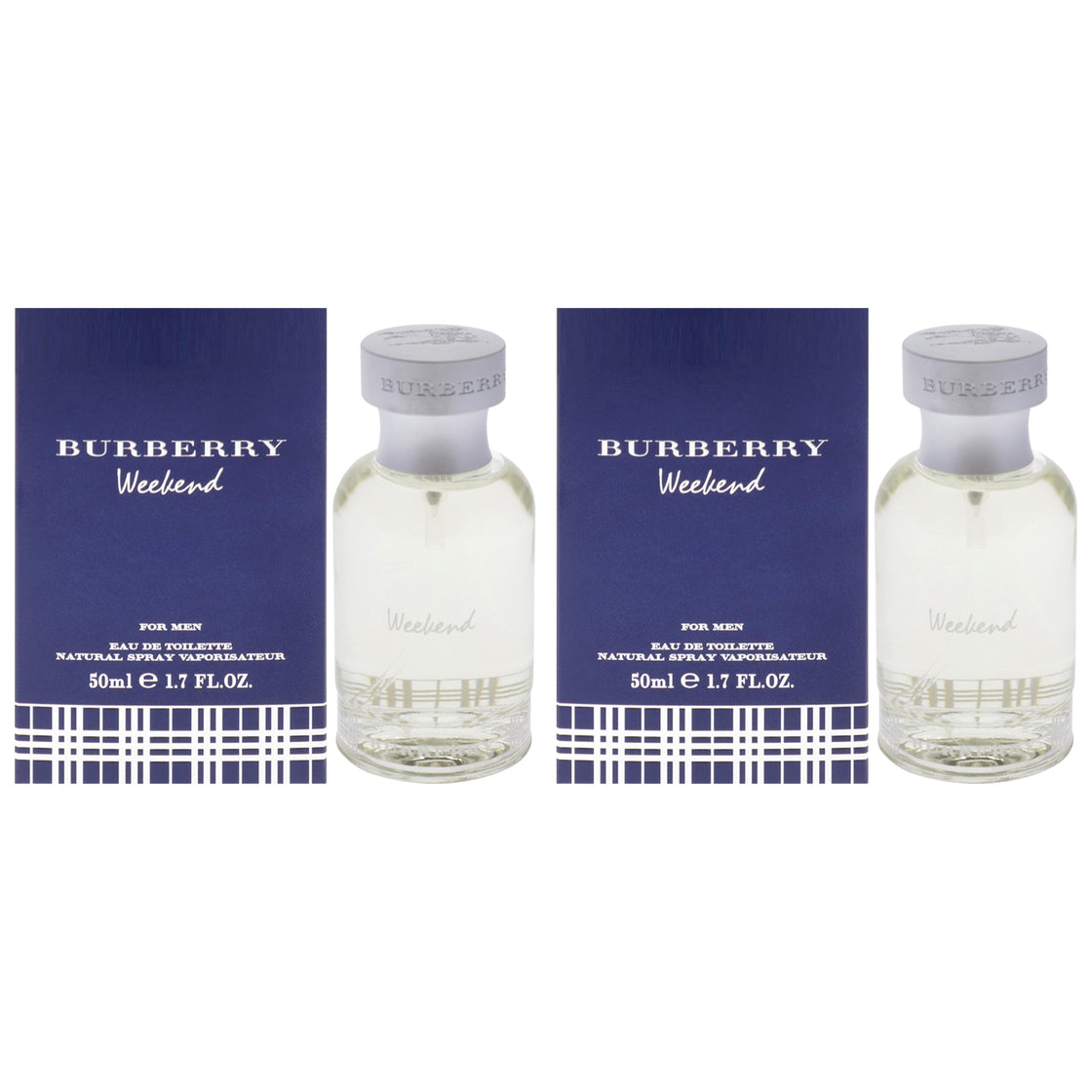 Burberry Weekend by Burberry for Men - 1.7 oz EDT Spray - Pack of 2