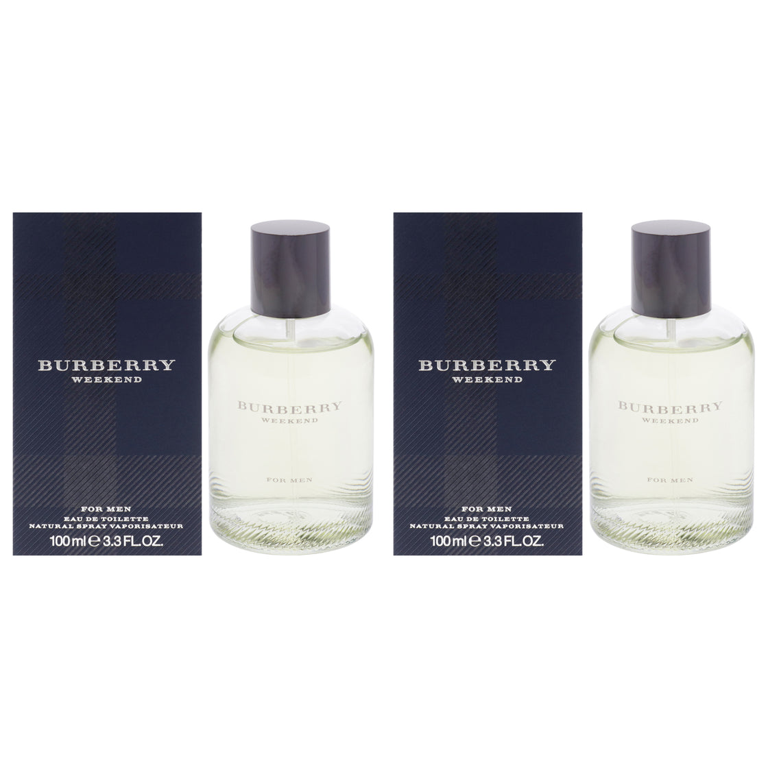 Burberry Weekend by Burberry for Men - 3.3 oz EDT Spray - Pack of 2