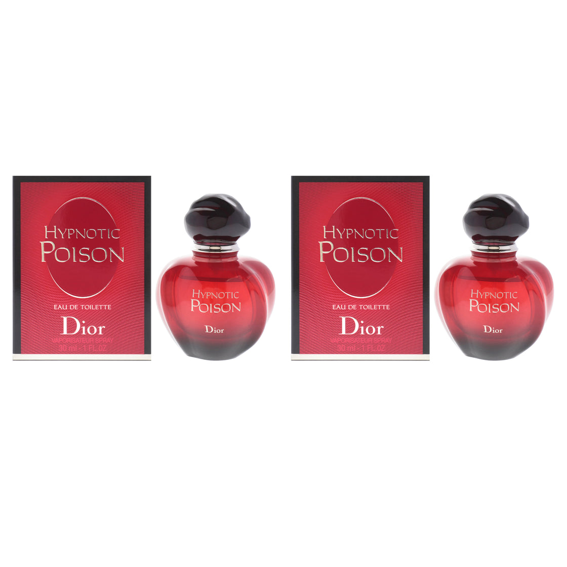 Hypnotic Poison by Christian Dior for Women - 1 oz EDT Spray - Pack of 2