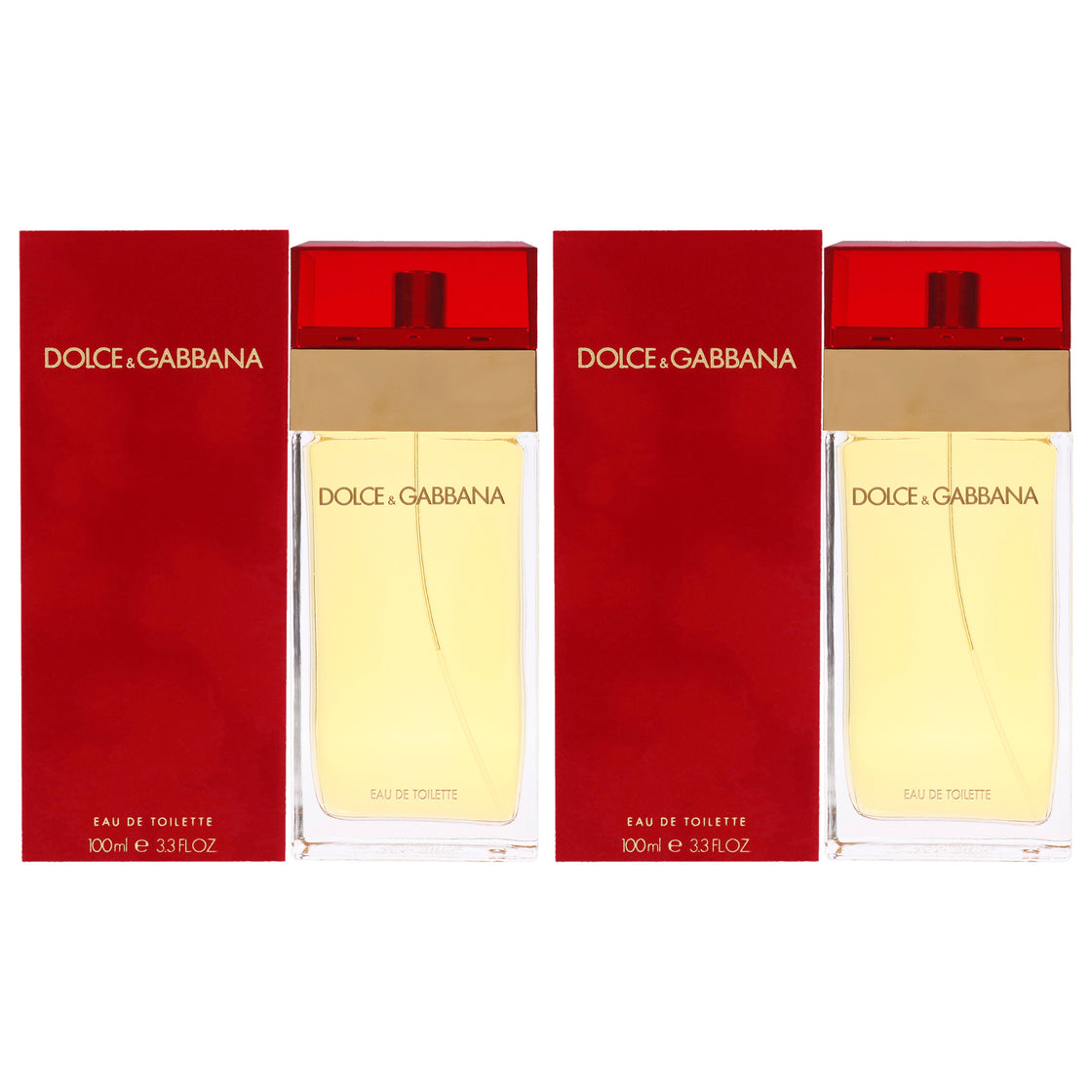 Dolce and Gabbana by Dolce and Gabbana for Women - 3.4 oz EDT Spray - Pack of 2