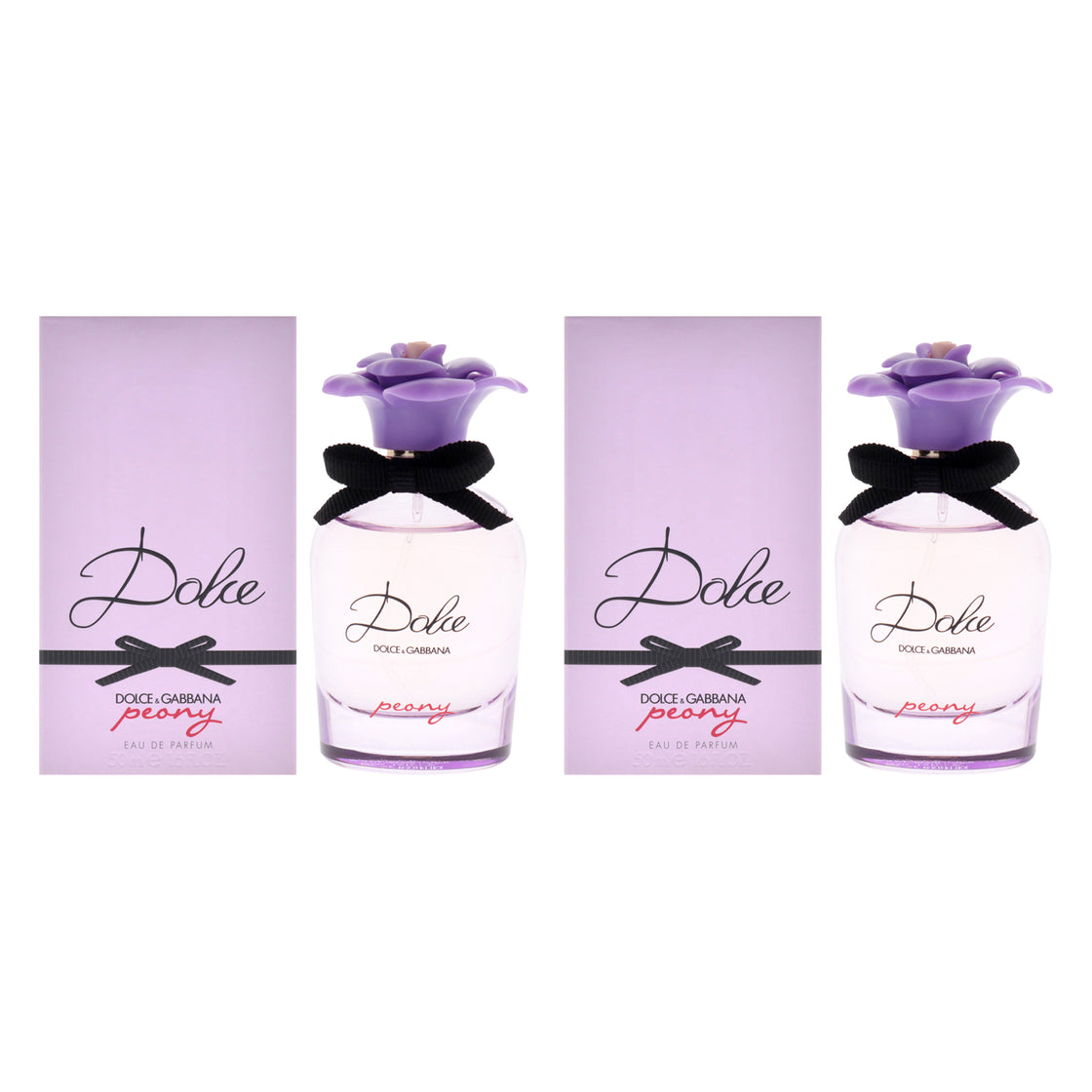 Dolce Peony by Dolce and Gabbana for Women - 1.6 oz EDP Spray - Pack of 2