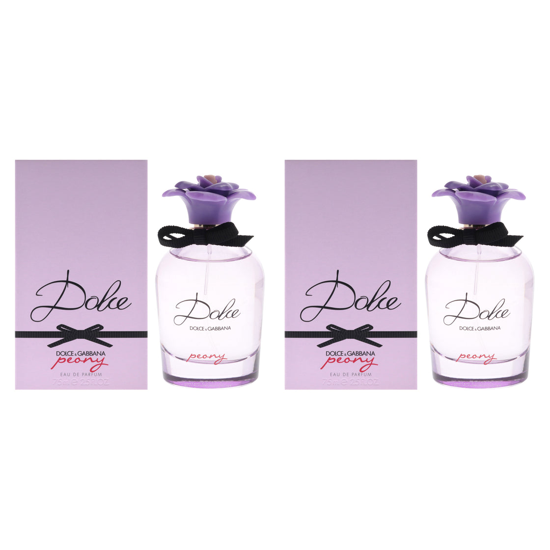 Dolce Peony by Dolce and Gabbana for Women - 2.5 oz EDP Spray - Pack of 2