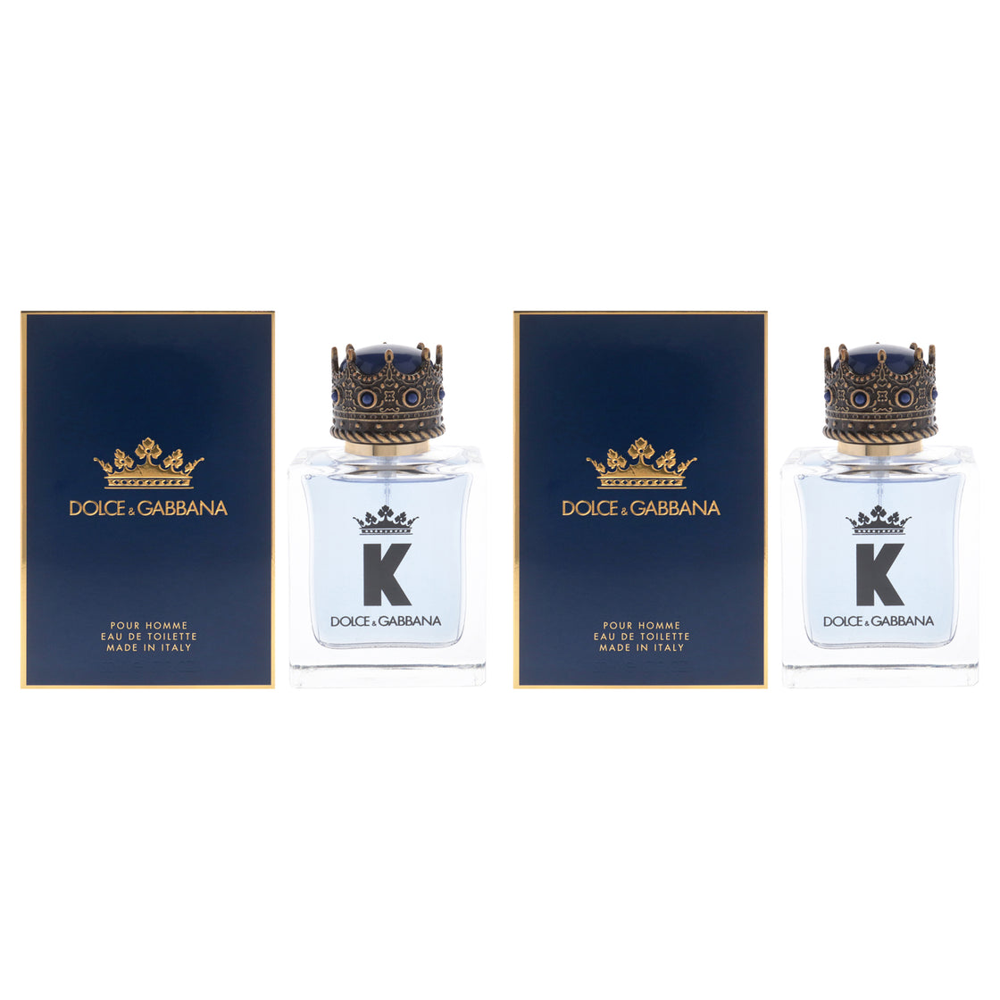 K by Dolce and Gabbana for Men - 1.7 oz EDT Spray - Pack of 2