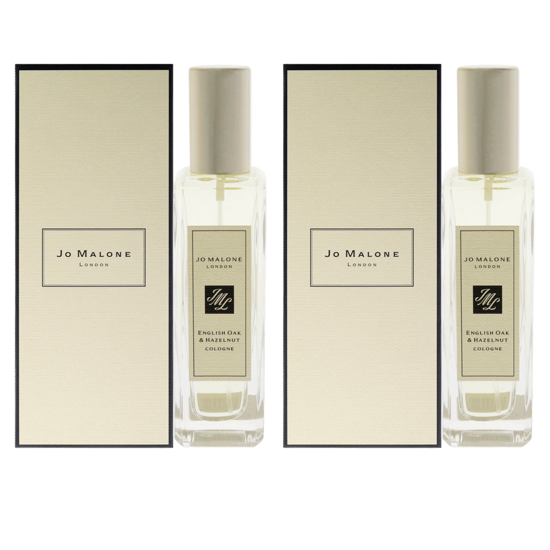 English Oak and Hazelnut by Jo Malone for Unisex - 1 oz Cologne Spray - Pack of 2