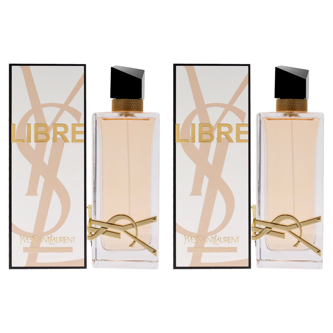 Libre by Yves Saint Laurent for Women - 3 oz EDT Spray - Pack of 2