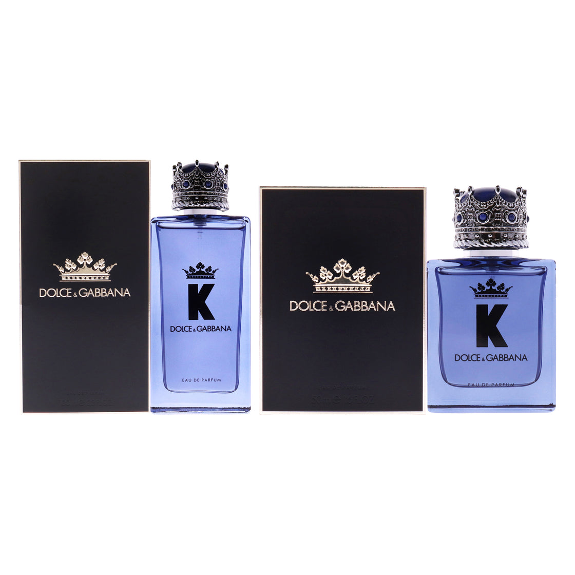 K Kit by Dolce and Gabbana for Men - 2 Pc Kit 3.3oz EDP Spray, 1.6oz EDP Spray