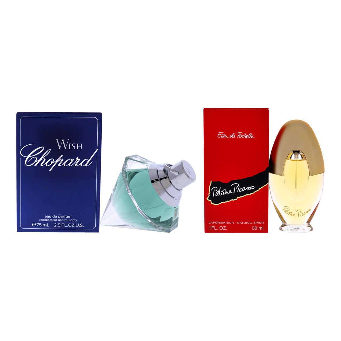 Wish by Chopard and Paloma Picasso Kit by Various Designers for Women - 2 Pc Kit 2.5oz EDP Spray, 1oz EDT Spray