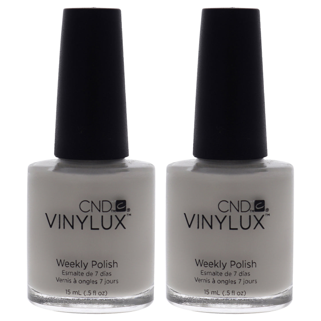 Vinylux Weekly Polish - 107 Cityscape by CND for Women - 0.5 oz Nail Polish - Pack of 2