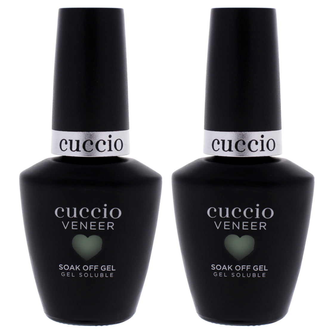 Veener Soak Off Gel - Positivity by Cuccio Colour for Women - 0.44 oz Nail Polish - Pack of 2