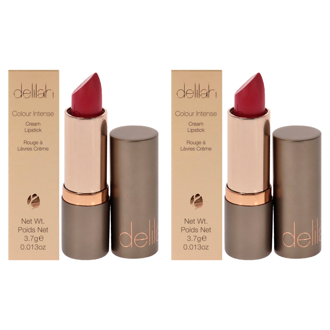 Colour Intense Cream Lipstick - Stiletto by Delilah for Women - 0.13 oz Lipstick - Pack of 2