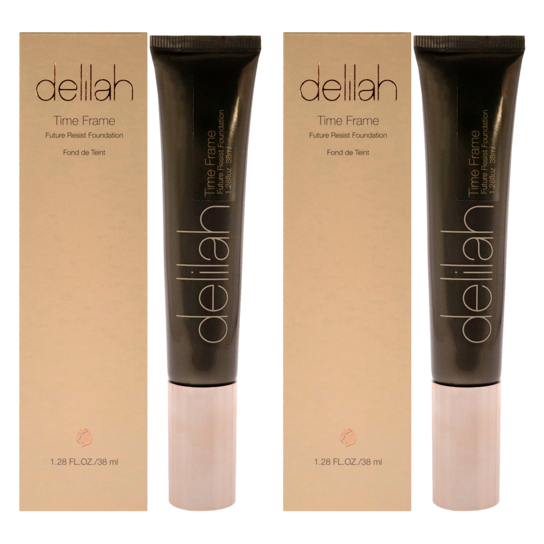 Future Resist Foundation SPF 20 - Lace by Delilah for Women - 1.28 oz Foundation - Pack of 2