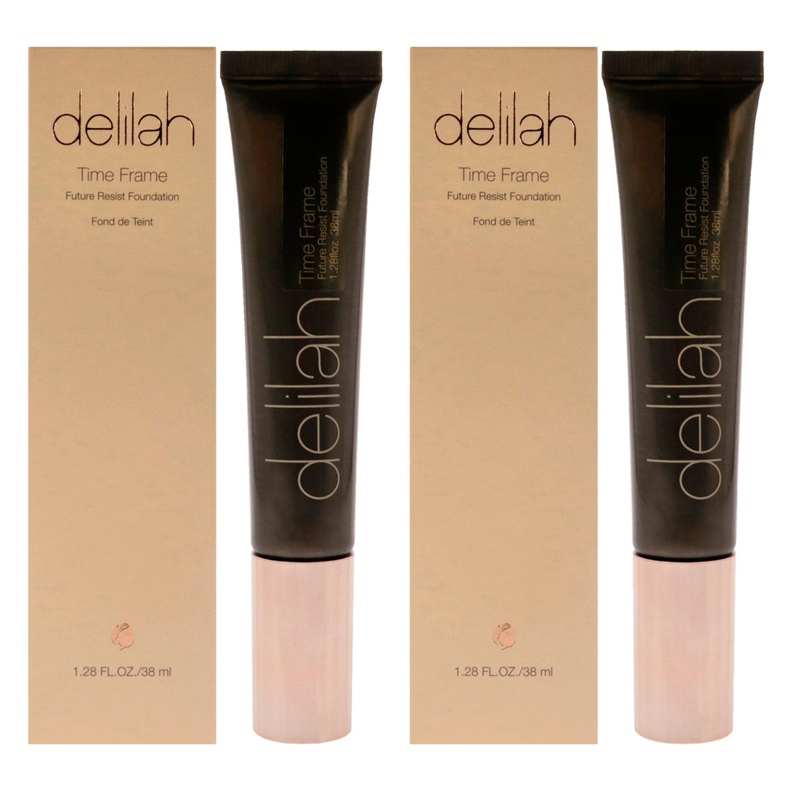 Future Resist Foundation SPF 20 - Pebble by Delilah for Women - 1.28 oz Foundation - Pack of 2