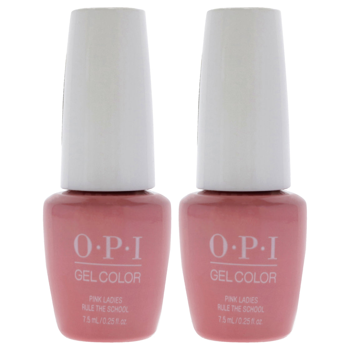 GelColor - GC G48B Pink Ladies Rule The School by OPI for Women - 0.25 oz Nail Polish - Pack of 2