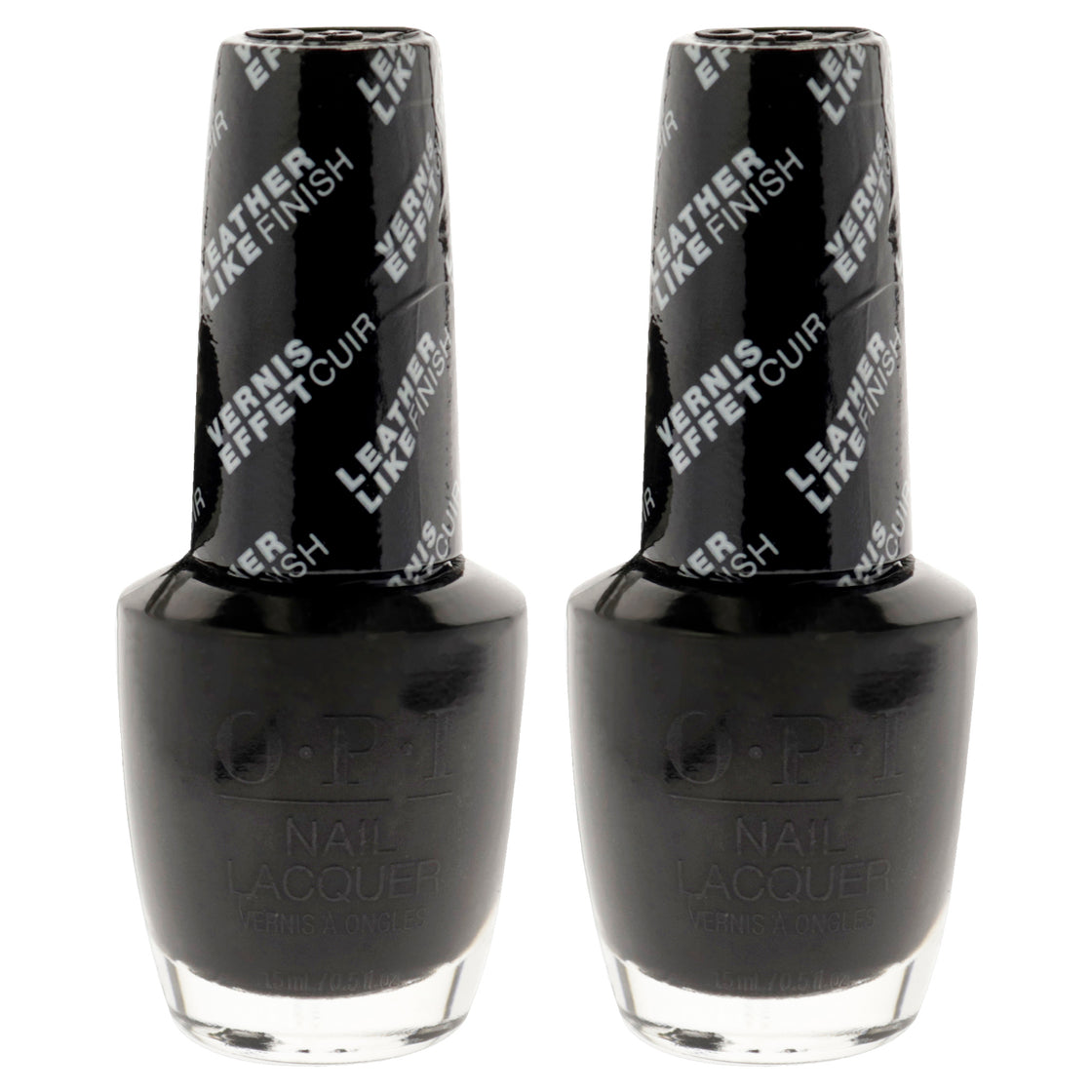 Nail Lacquer - NL G55 Leather Grease is the Word by OPI for Women - 0.5 oz Nail Polish - Pack of 2