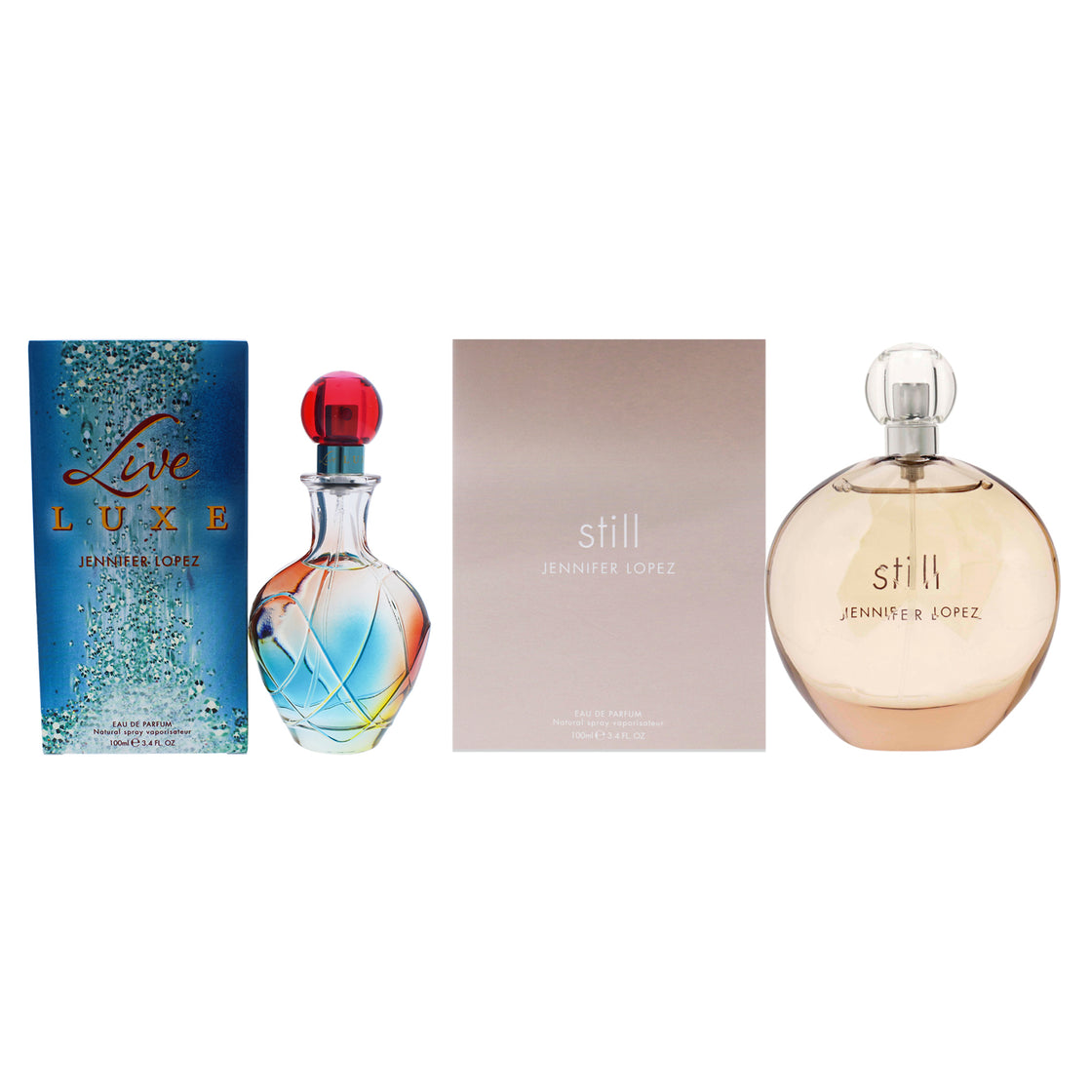 Live Luxe and Still Kit by Jennifer Lopez for Women - 2 Pc Kit 2 x 3.4 oz EDP Spray