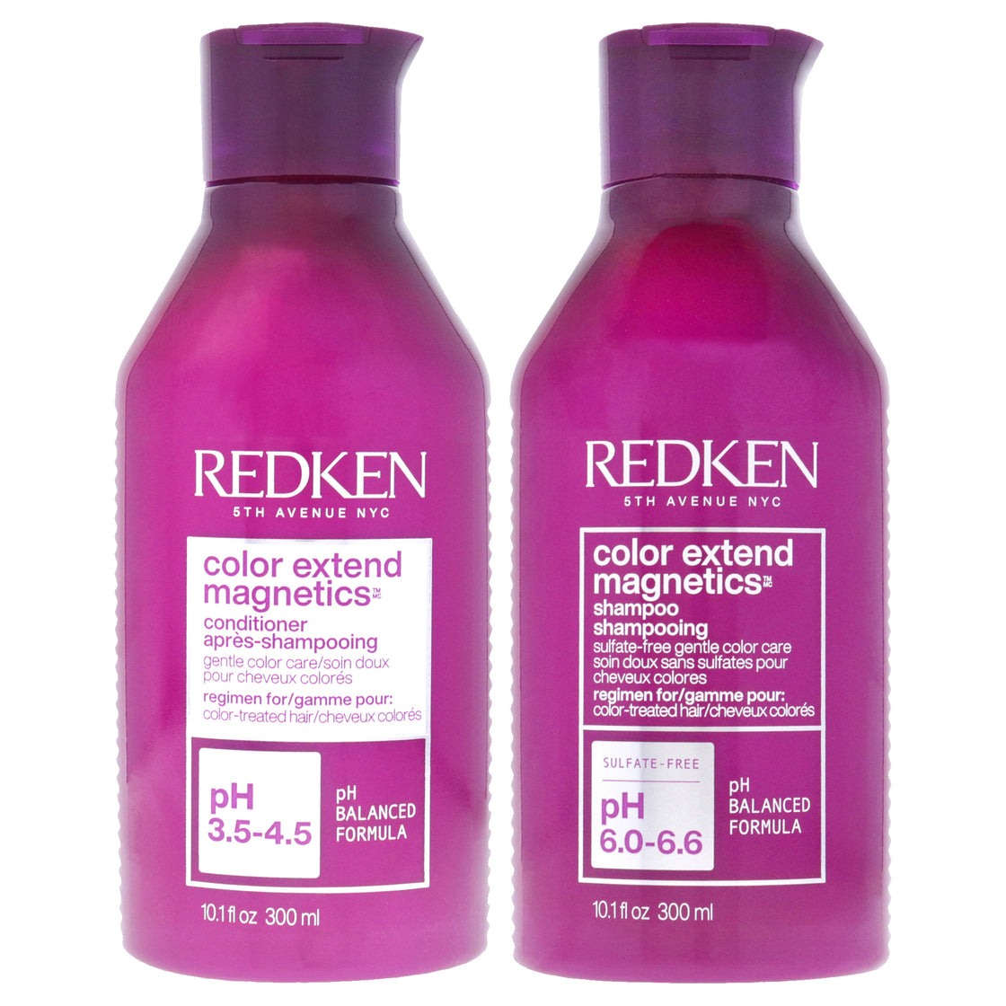 Color Extend Magnetics Shampoo-NP and Conditioner-NP Kit by Redken for Unisex - 2 Pc Kit 10.1oz Shampoo, 10.1oz Conditioner