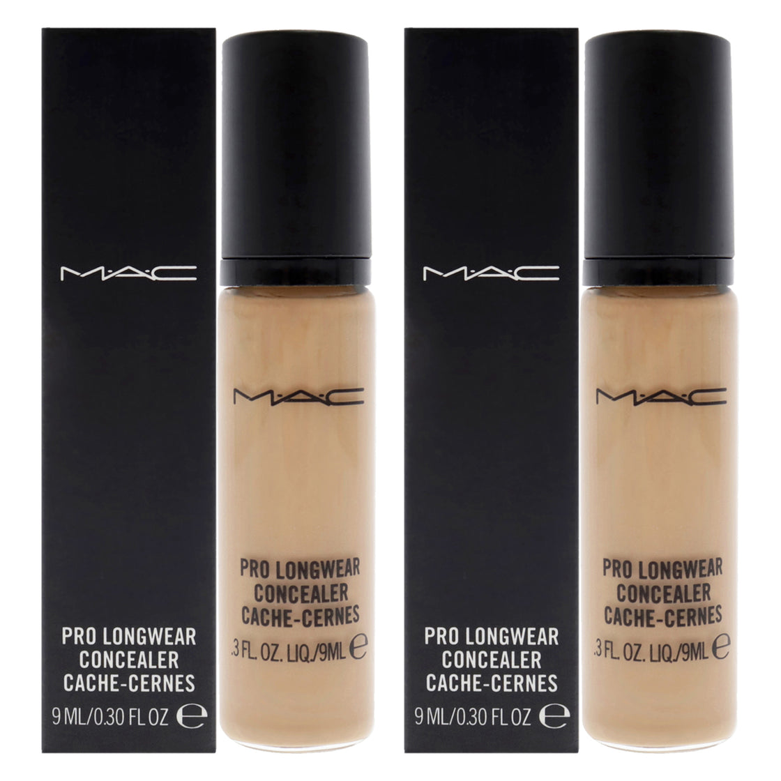 Pro Longwear Concealer - NC30 by MAC for Women - 0.30 oz Concealer - Pack of 2