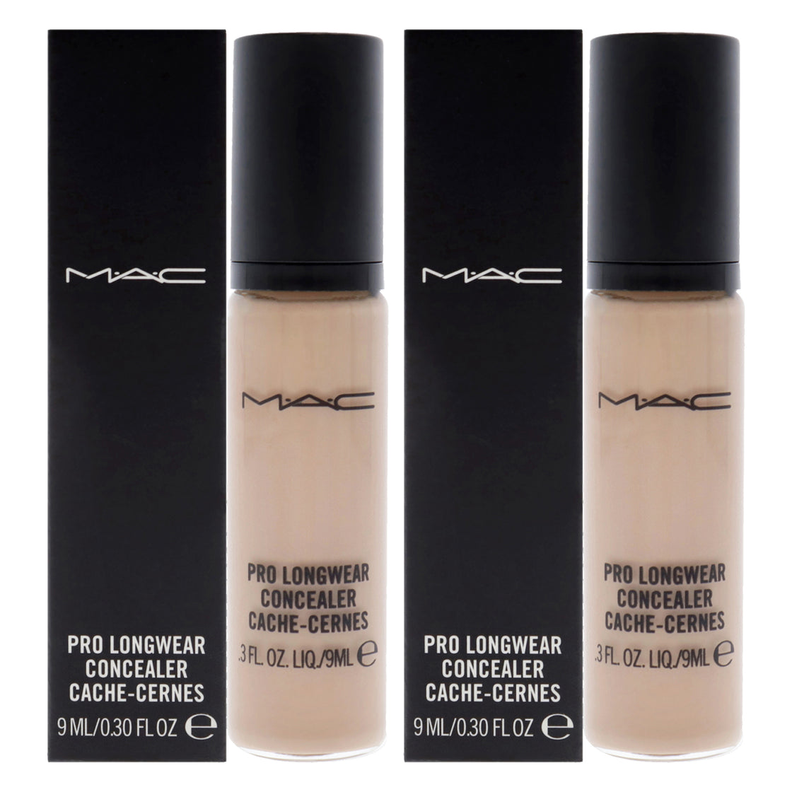 Pro Longwear Concealer - NW20 by MAC for Women - 0.30 oz Concealer - Pack of 2