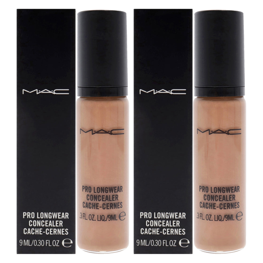 Pro Longwear Concealer - NW30 by MAC for Women - 0.30 oz Concealer - Pack of 2