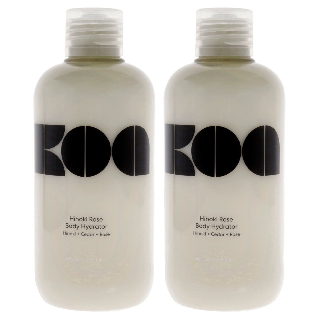 Hinoki Rose Body Hydrator by KOA for Unisex - 8 oz Hydrator - Pack of 2