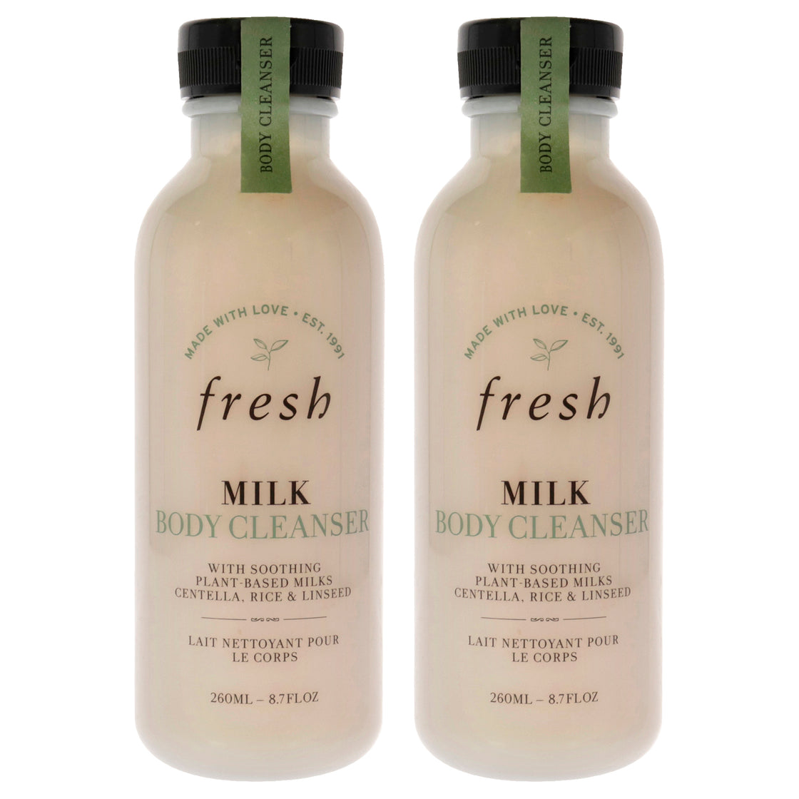 Milk Body Cleanser by Fresh for Women - 8.7 oz Cleanser - Pack of 2