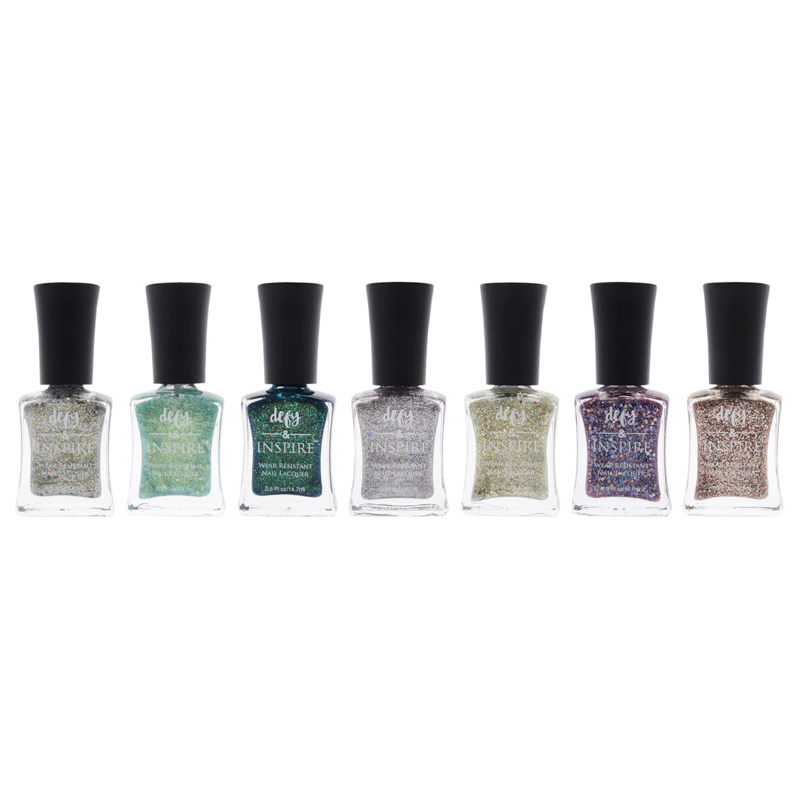 Wear Resistant Nail Lacquer Kit by Defy and Inspire for Women