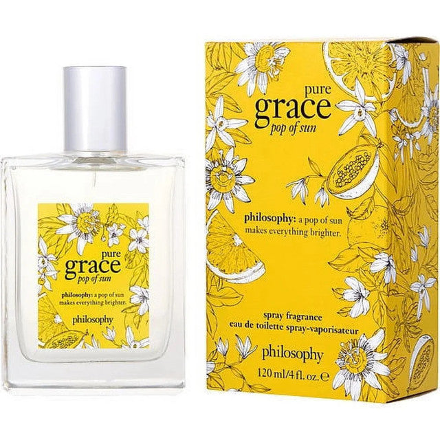 Philosophy Pure Grace Pop Of Sun 4 Oz Eau De Toilette Spray For Women