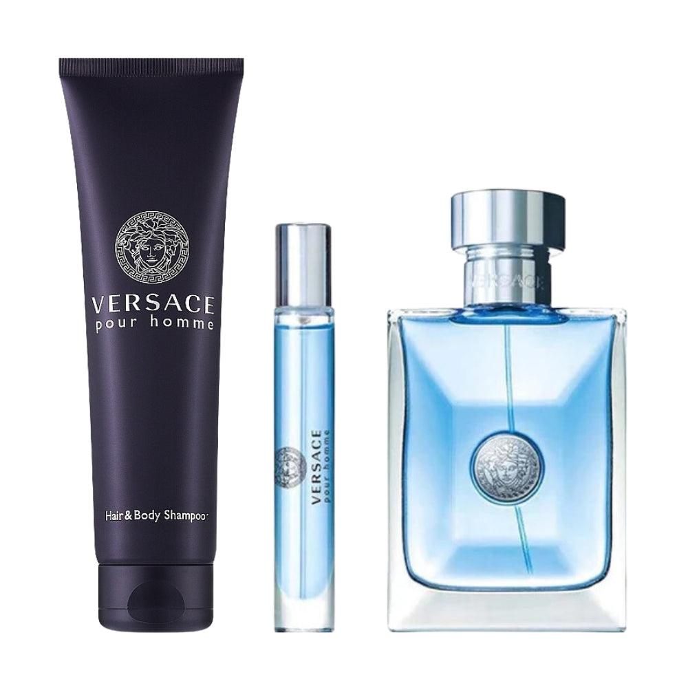 Versace Pour Homme Set3 Pieces Gift Set For Men