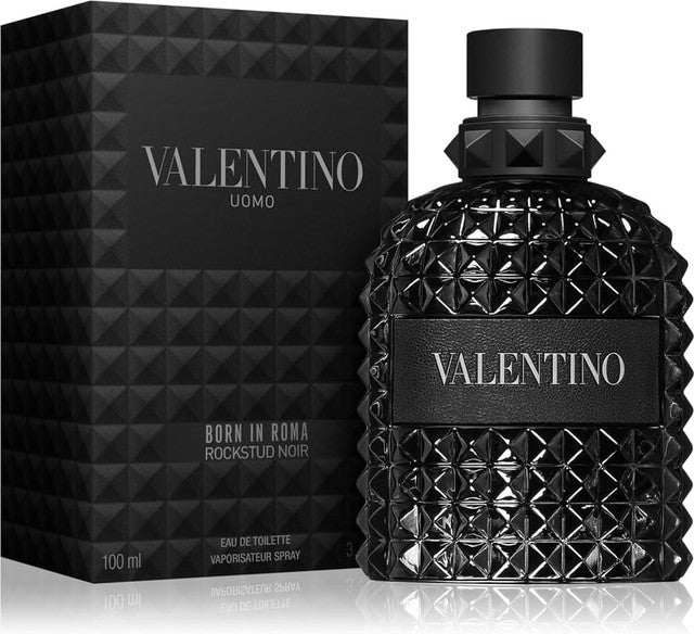 Valentino Uomo Born In Roma Rockstud Noir 3.4 Eau De Toilette Spray