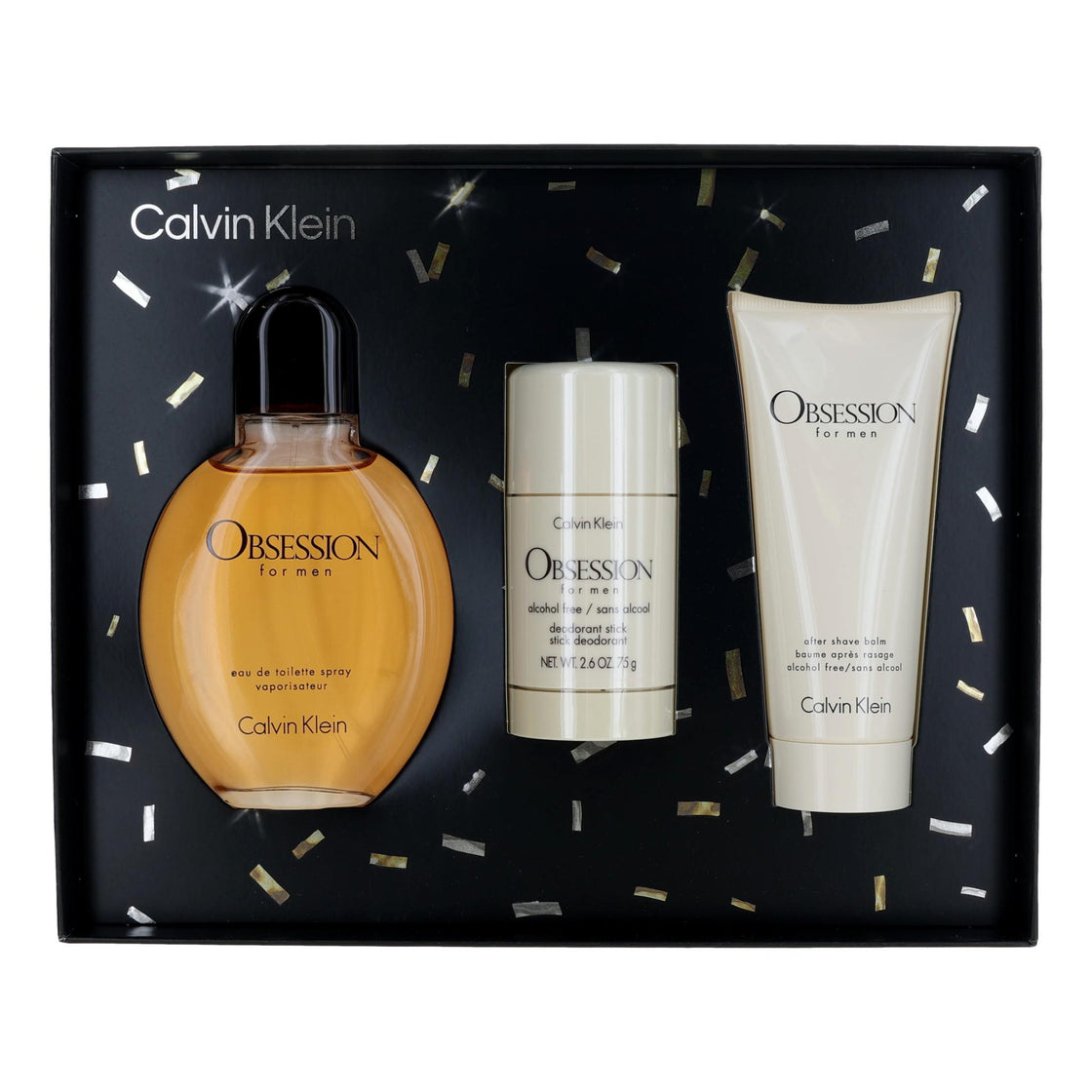 Obsession By Calvin Klein, 3 Piece Gift Set For Men