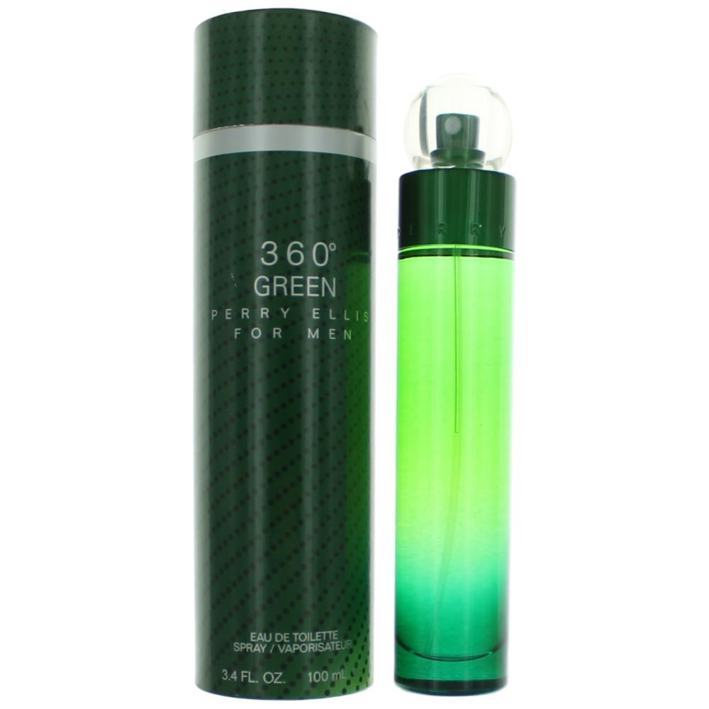 Perry Ellis 360 Green By Perry Ellis, 3.4 Oz Eau De Toilette Spray For Men