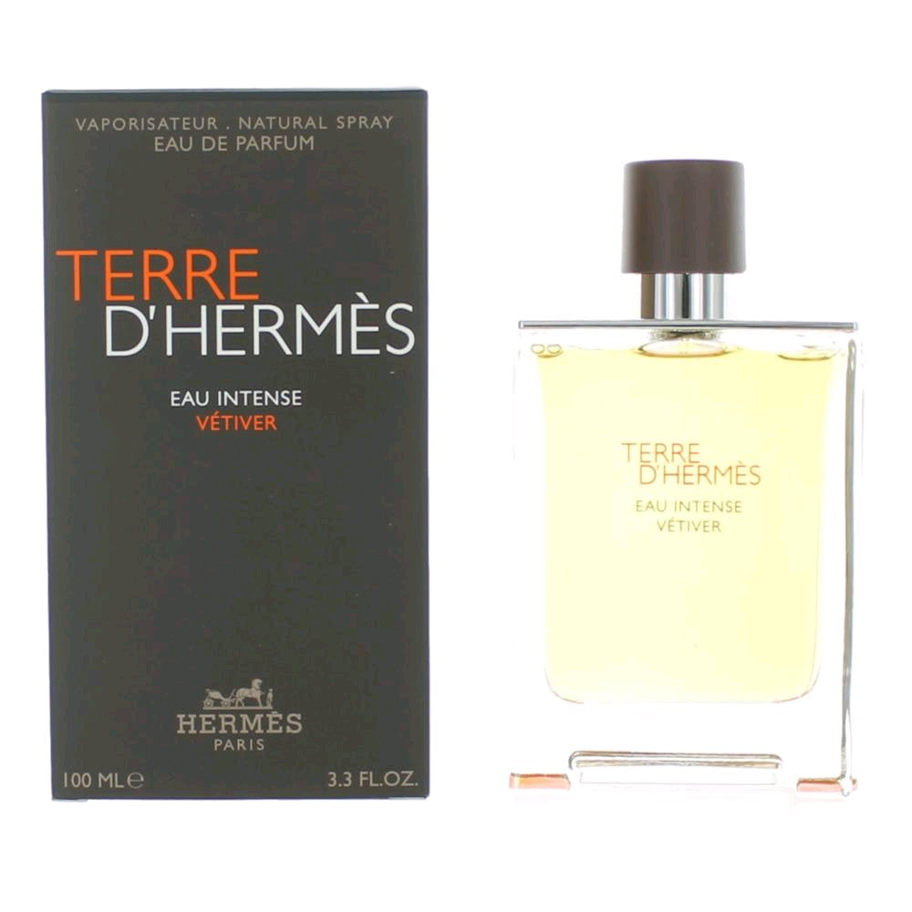 Terre D'Hermes Eau Intense Vetiver By Hermes, 3.3 Oz Eau De Parfum Spray For Men